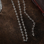 BOHNEN KETTE SET aus 925 Silber - Eleganter Halskette - AURIME