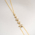ORIE STERN HANDKETTE aus 925 Silber - Eleganter Halskette - AURIME