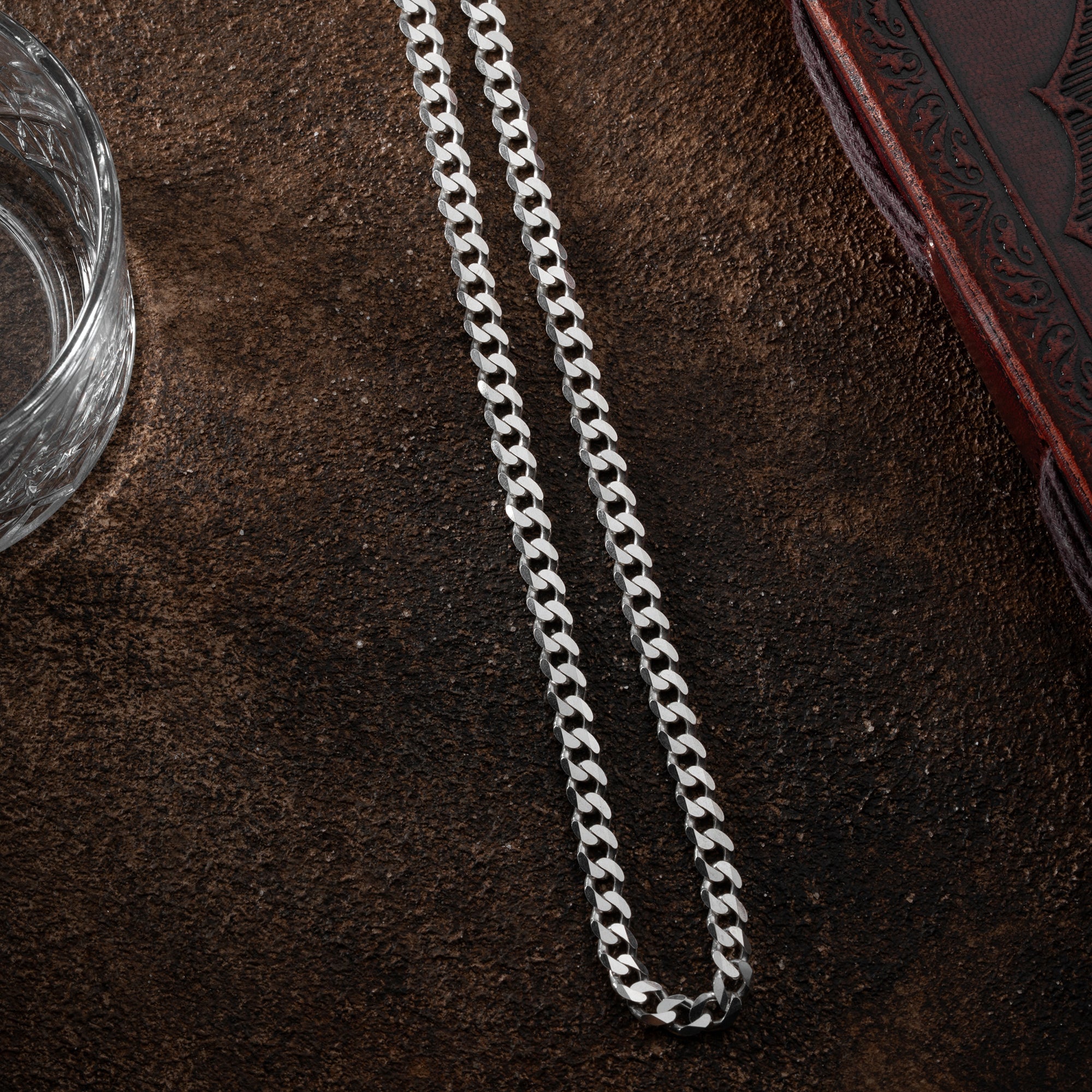 PANZER HALSKETTE aus 925 Silber - Eleganter Halskette - AURIME