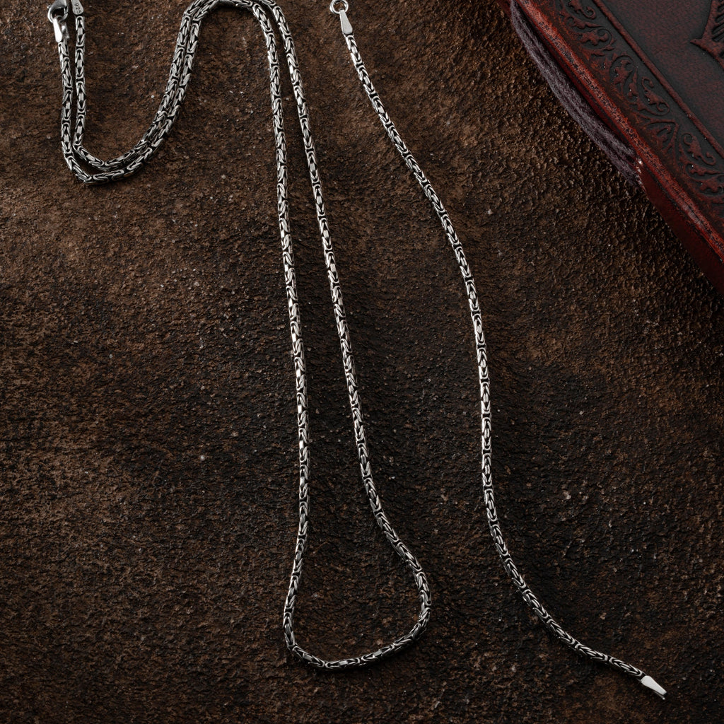 OVAL KÖNIGSKETTE 2MM SET | 925 SILBER