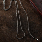 OVAL KÖNIGSKETTE 2MM SET aus 925 Silber - Eleganter Halskette - AURIME