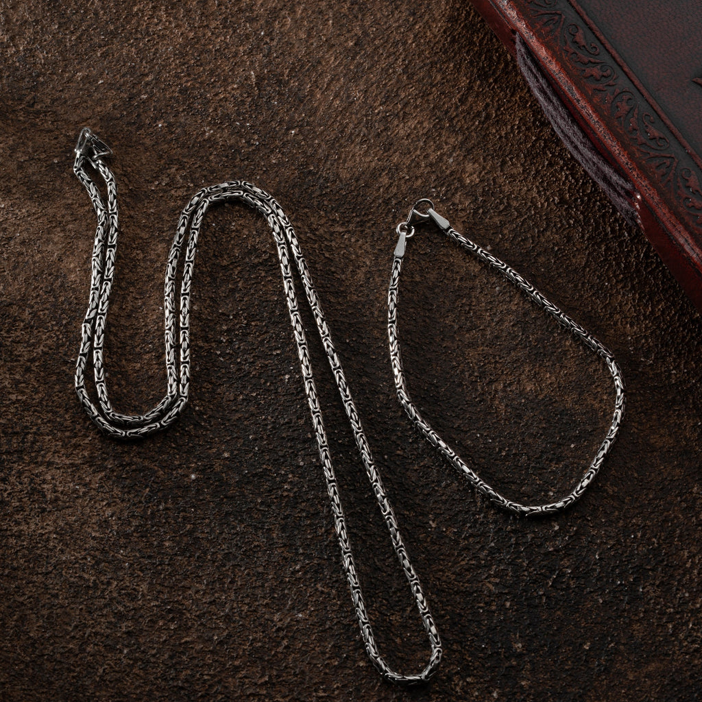 OVAL KÖNIGSKETTE 2MM SET | 925 SILBER