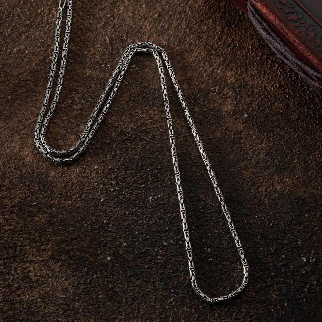 OVAL KÖNIGSKETTE 2MM HALSKETTE | 925 SILBER