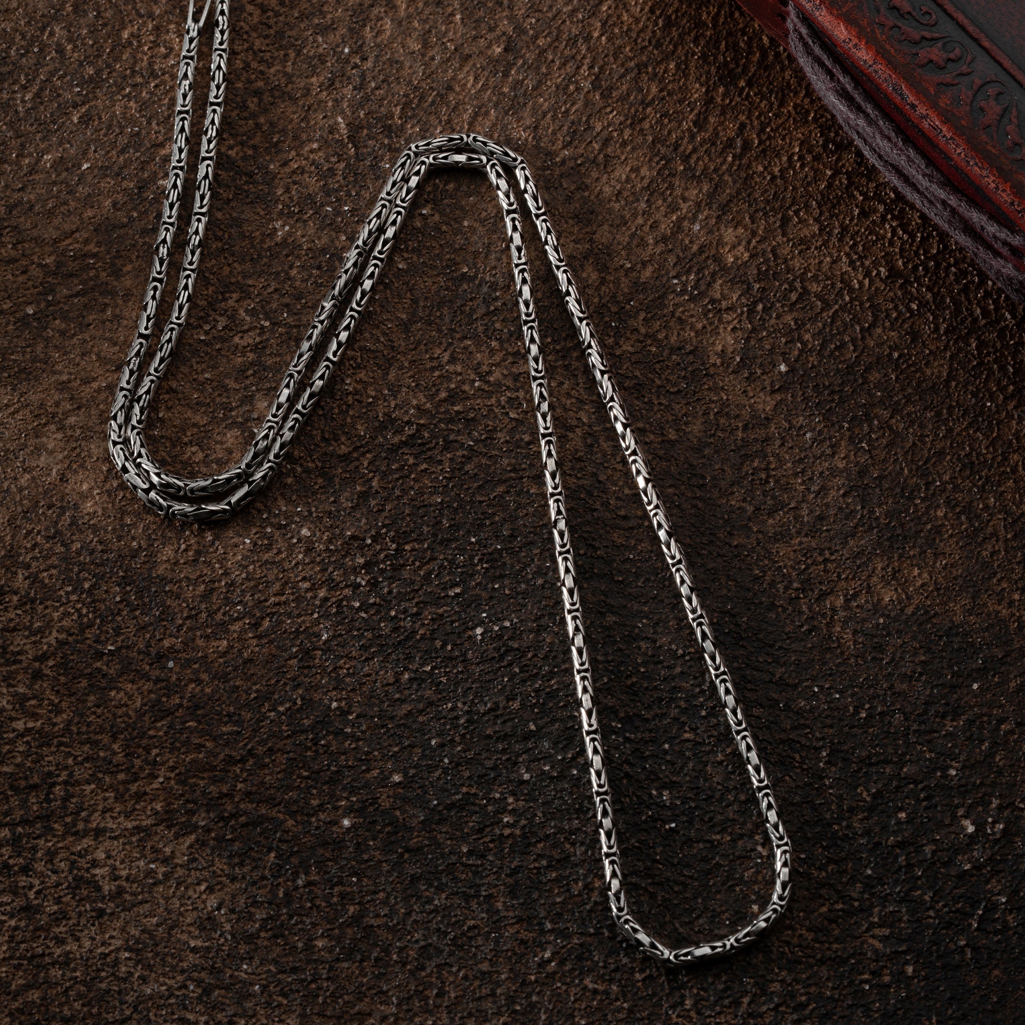 OVAL KÖNIGSKETTE 2MM HALSKETTE | 925 SILBER