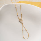 LINA EYE HANDKETTE aus 925 Silber - Eleganter Halskette - AURIME