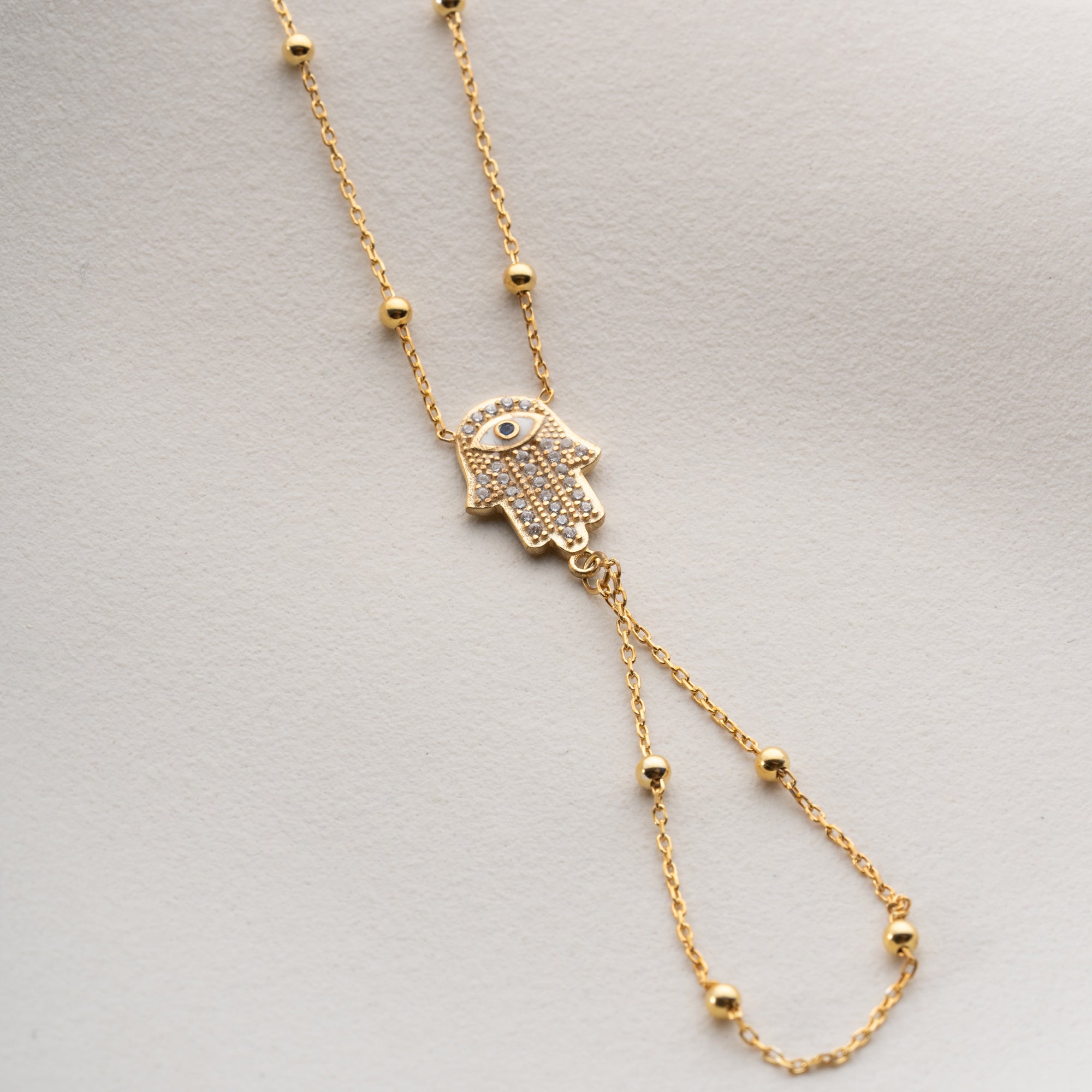 LINA EYE HANDKETTE | 925 SILBER