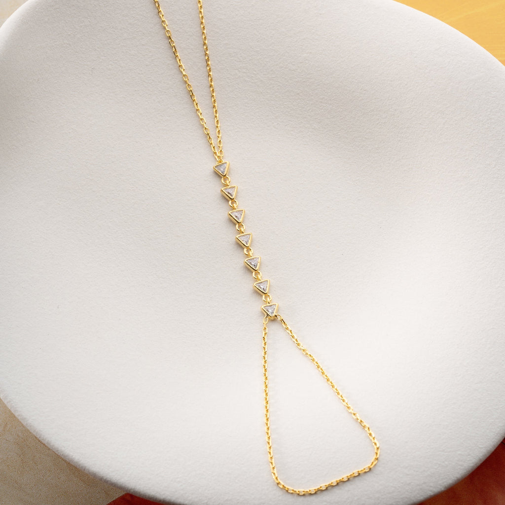 KALI HANDKETTE aus 925 Silber - Eleganter Halskette - AURIME