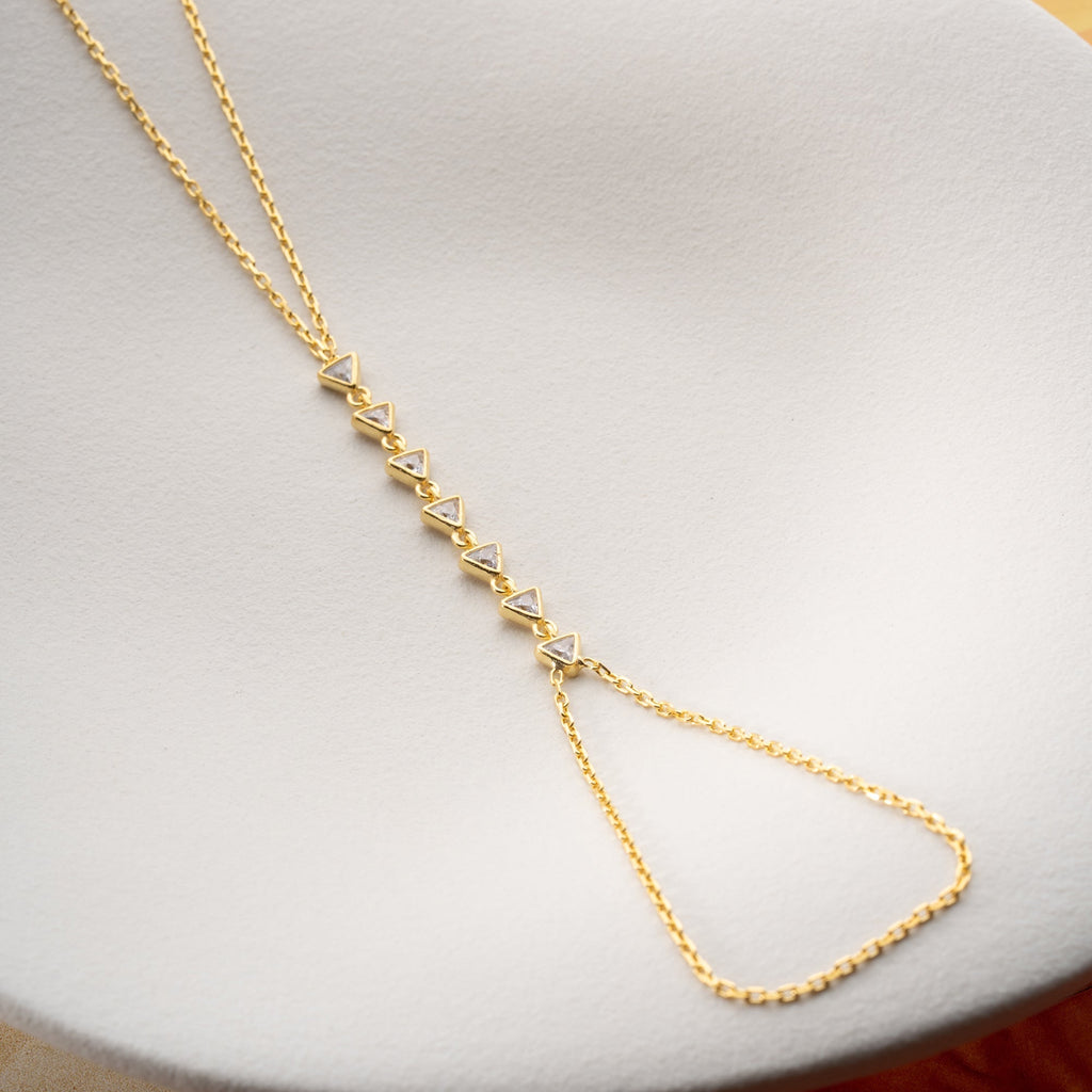 KALI HANDKETTE aus 925 Silber - Eleganter Halskette - AURIME