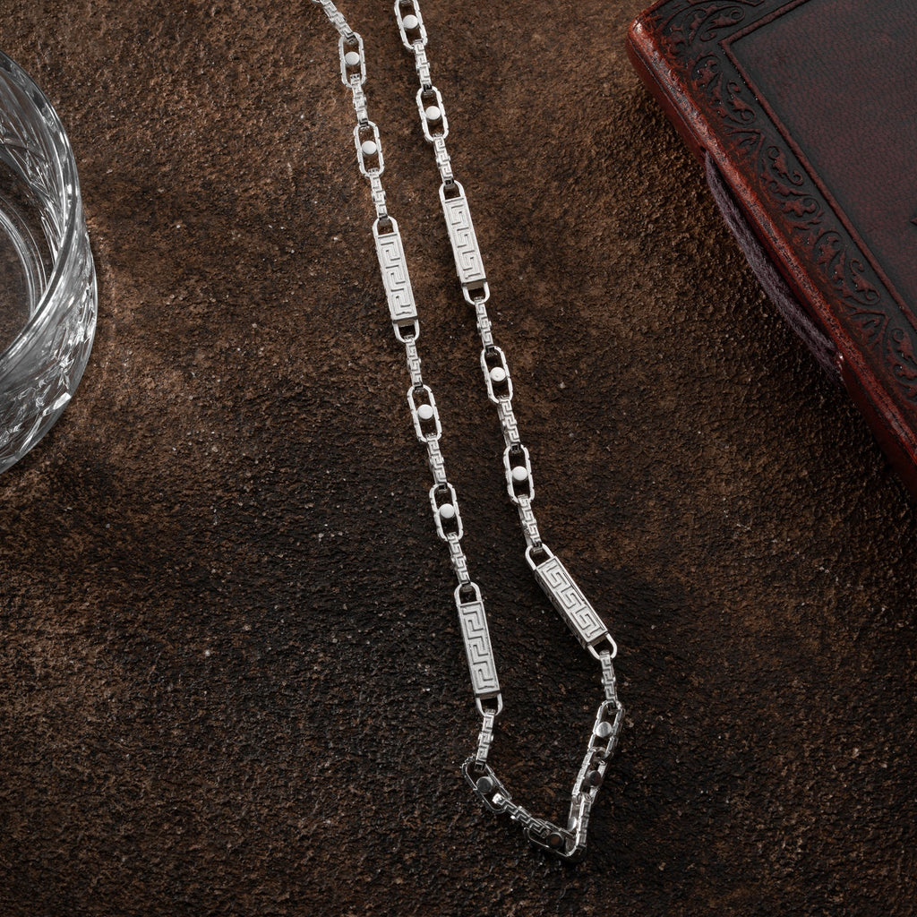 PAPYROS HALSKETTE aus 925 Silber - Eleganter Halskette - AURIME