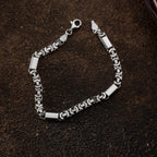 KÖNIGSARMBAND FLACH 5MM aus 925 Silber - Eleganter Armband - AURIME