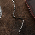 KÖNIGSARMBAND OVAL OXIDIERT 5MM aus 925 Silber - Eleganter Armband - AURIME