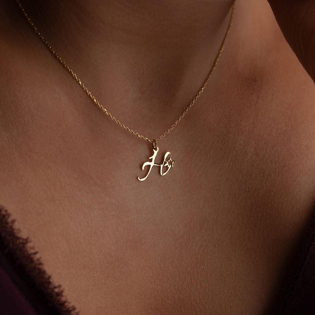 SIRIUS BUCHSTABEN HALSKETTE | 925 SILBER