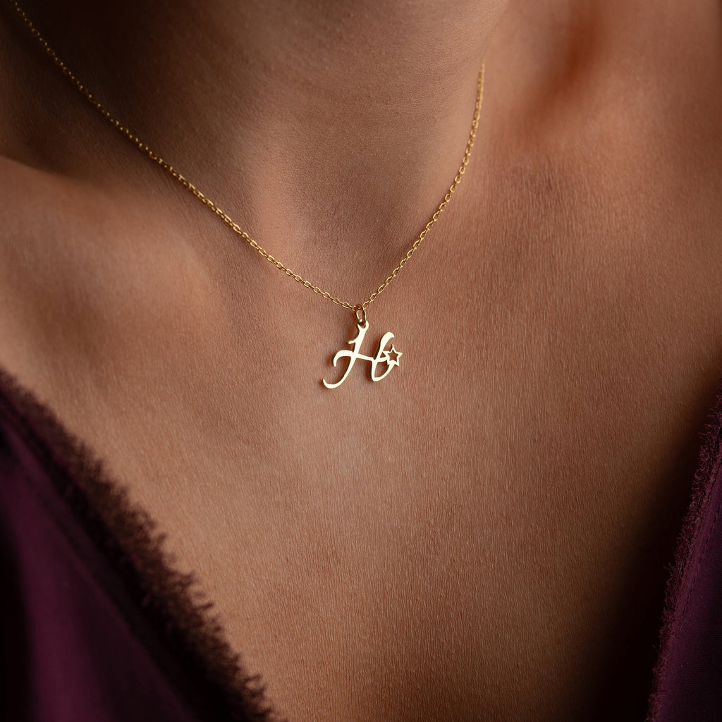 SIRIUS BUCHSTABEN HALSKETTE | 925 SILBER