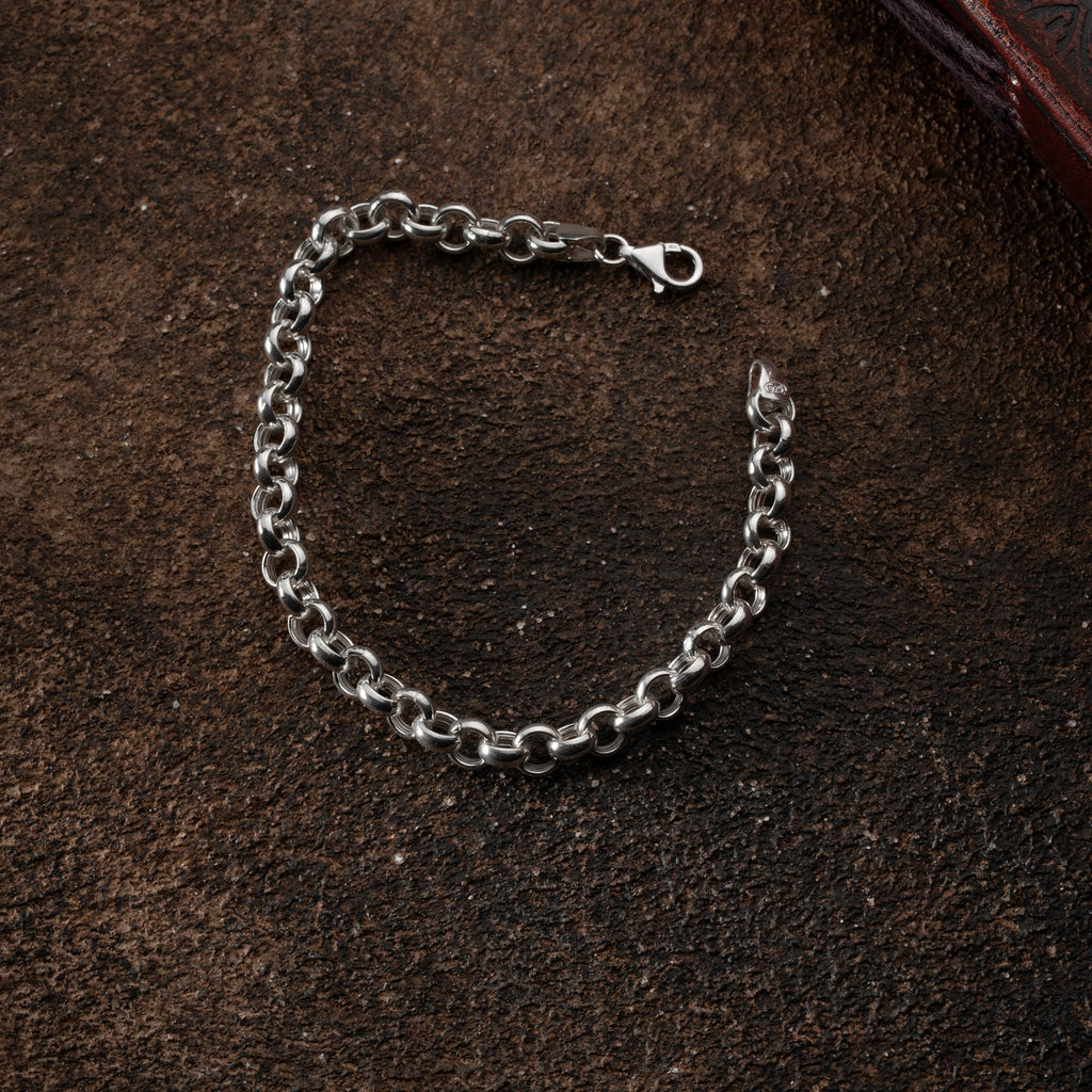 BIG DOCH ARMBAND 5MM aus 925 Silber - Eleganter Armband - AURIME
