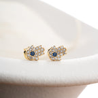 FATIMAS HAND MINI OHRRING aus 925 Silber - Eleganter Ohrringe - AURIME