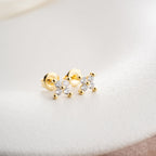 VIA MINI OHRRING aus 925 Silber - Eleganter Ohrringe - AURIME