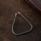 KÖNIGSARMBAND OVAL OXIDIERT 3MM aus 925 Silber - Eleganter Armband - AURIME