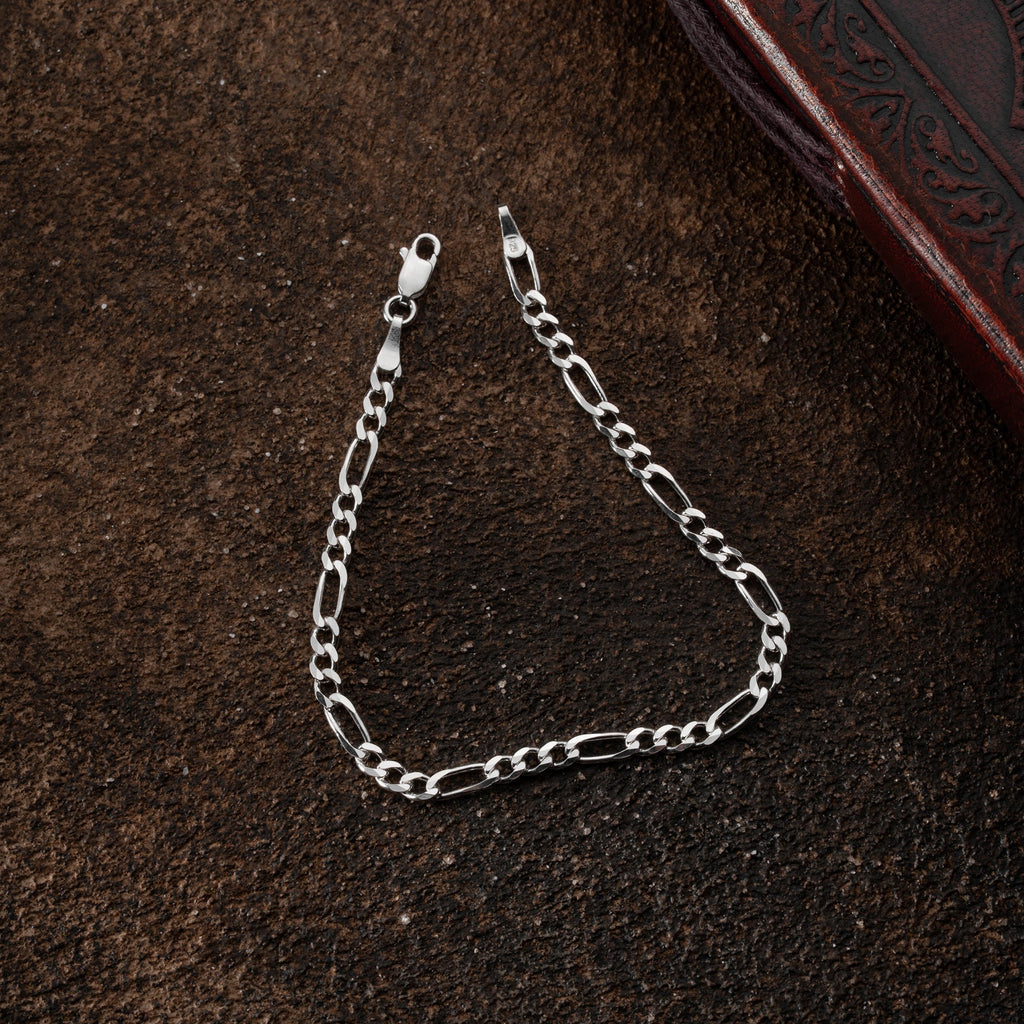 BIG FIGARO ARMBAND aus 925 Silber - Eleganter Armband - AURIME