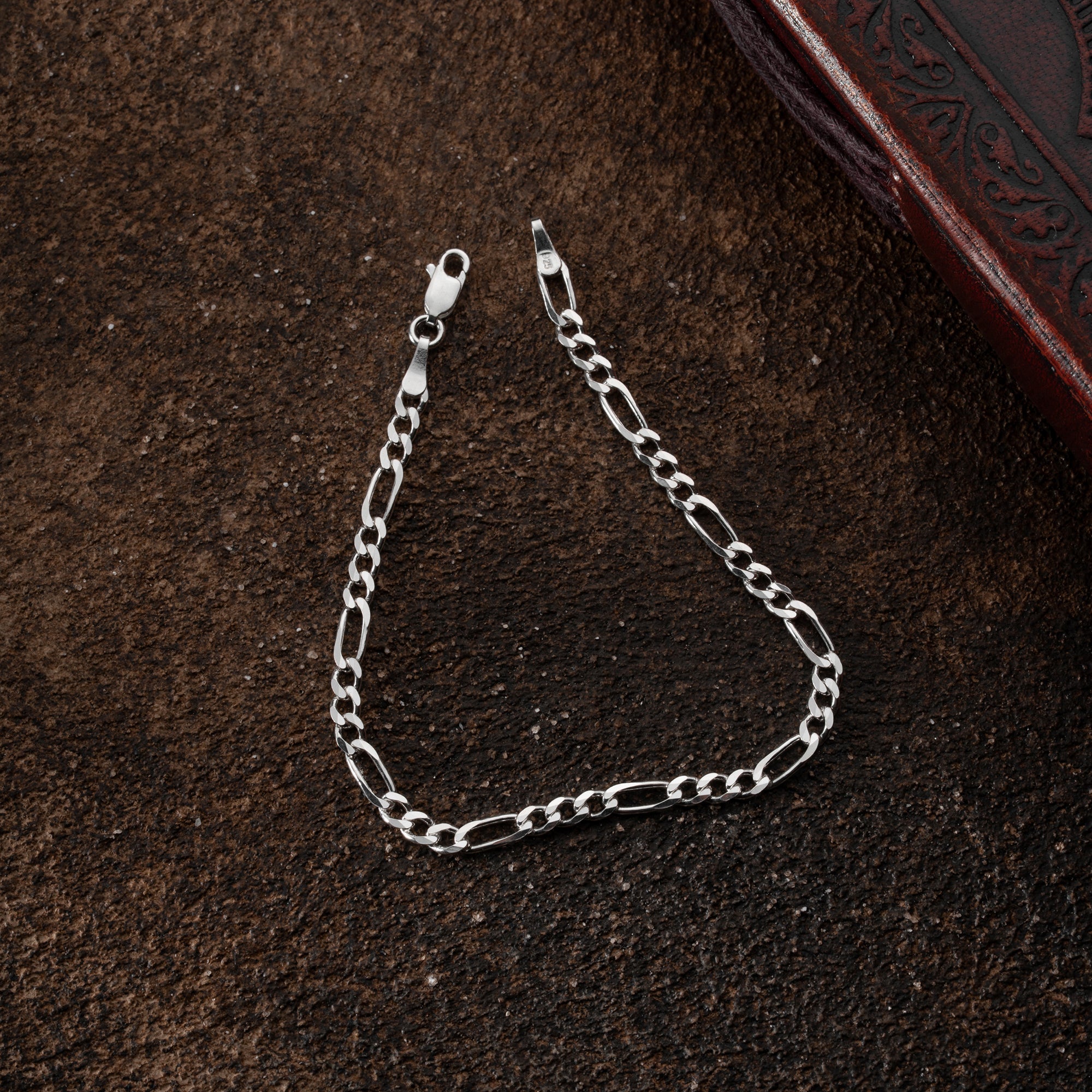 BIG FIGARO ARMBAND aus 925 Silber - Eleganter Armband - AURIME