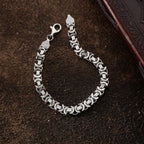 KÖNIGSARMBAND FLACH 6MM aus 925 Silber - Eleganter Armband - AURIME