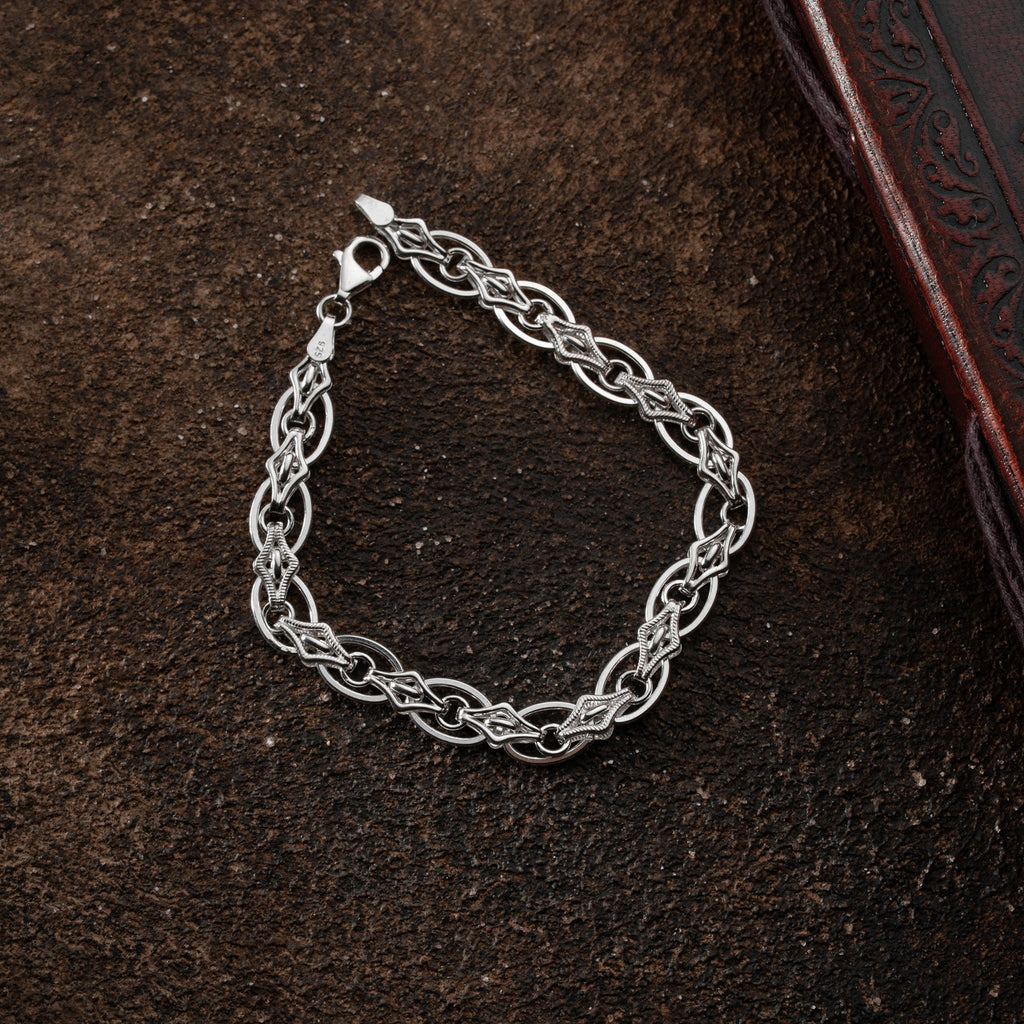 MAGNUS ARMNBAND 6MM aus 925 Silber - Hochwertiger Schmuck - AURIME