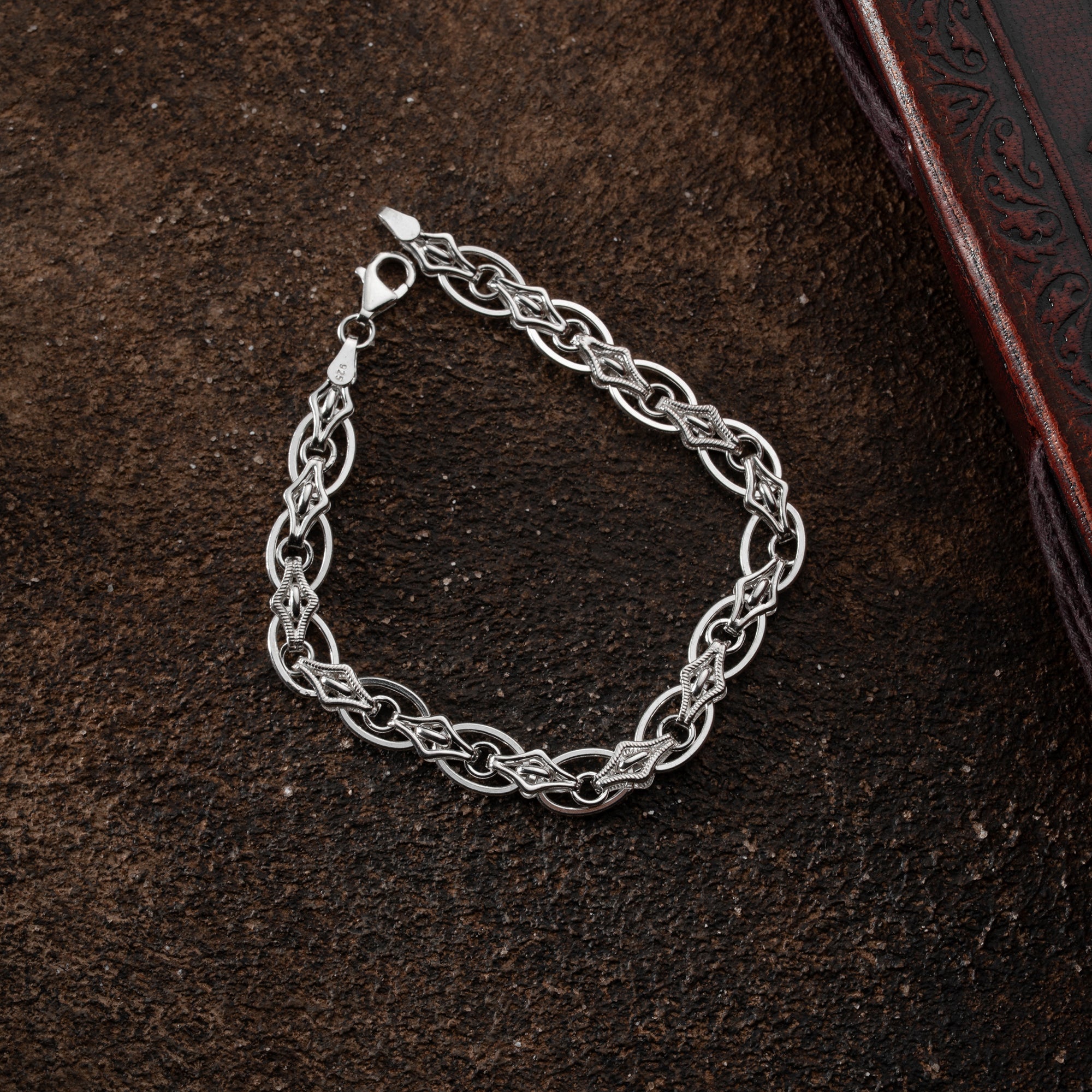 MAGNUS ARMNBAND 6MM aus 925 Silber - Hochwertiger Schmuck - AURIME