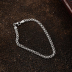 BISMARK ARMBAND 4MM aus 925 Silber - Eleganter Armband - AURIME