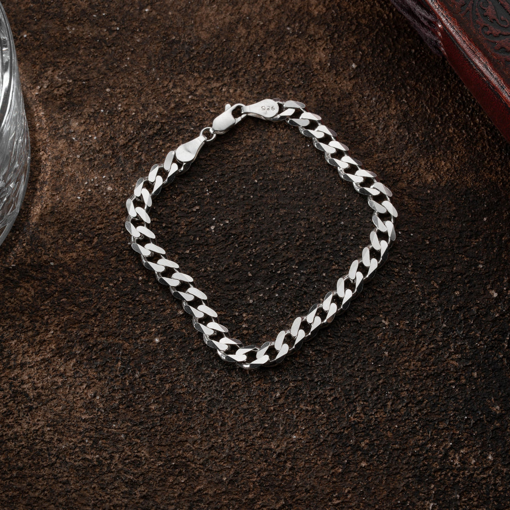 PANZER ARMBAND 5MM aus 925 Silber - Eleganter Armband - AURIME