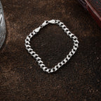 PANZER ARMBAND 5MM aus 925 Silber - Eleganter Armband - AURIME