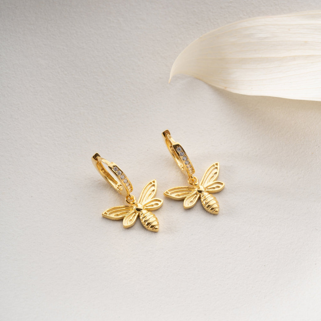BEE OHRRINGE aus 925 Silber - Eleganter Ohrringe - AURIME