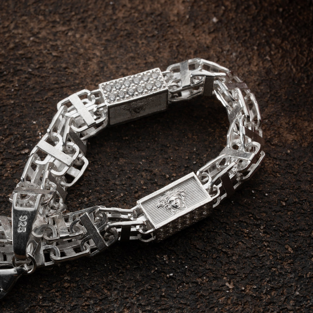 BIG KÄFIG ARMBAND aus 925 Silber - Eleganter Armband - AURIME