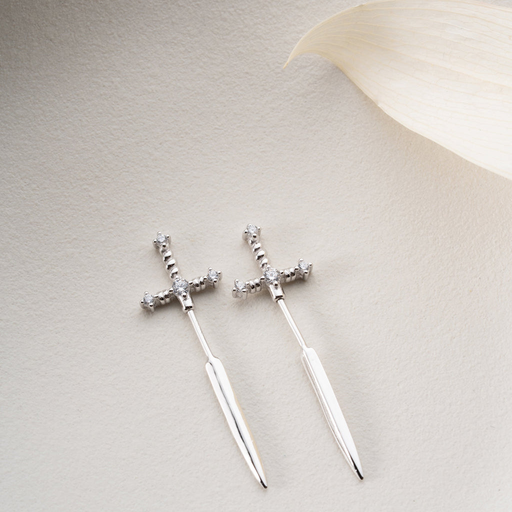 LUIA OHRRINGE aus 925 Silber - Eleganter Ohrringe - AURIME