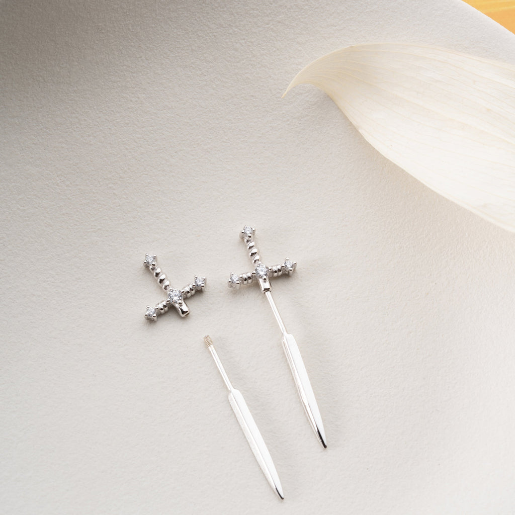 LUIA OHRRINGE aus 925 Silber - Eleganter Ohrringe - AURIME