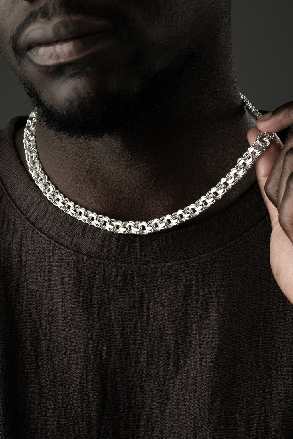 ANKER KETTE aus 925 Silber - Eleganter Halskette - AURIME