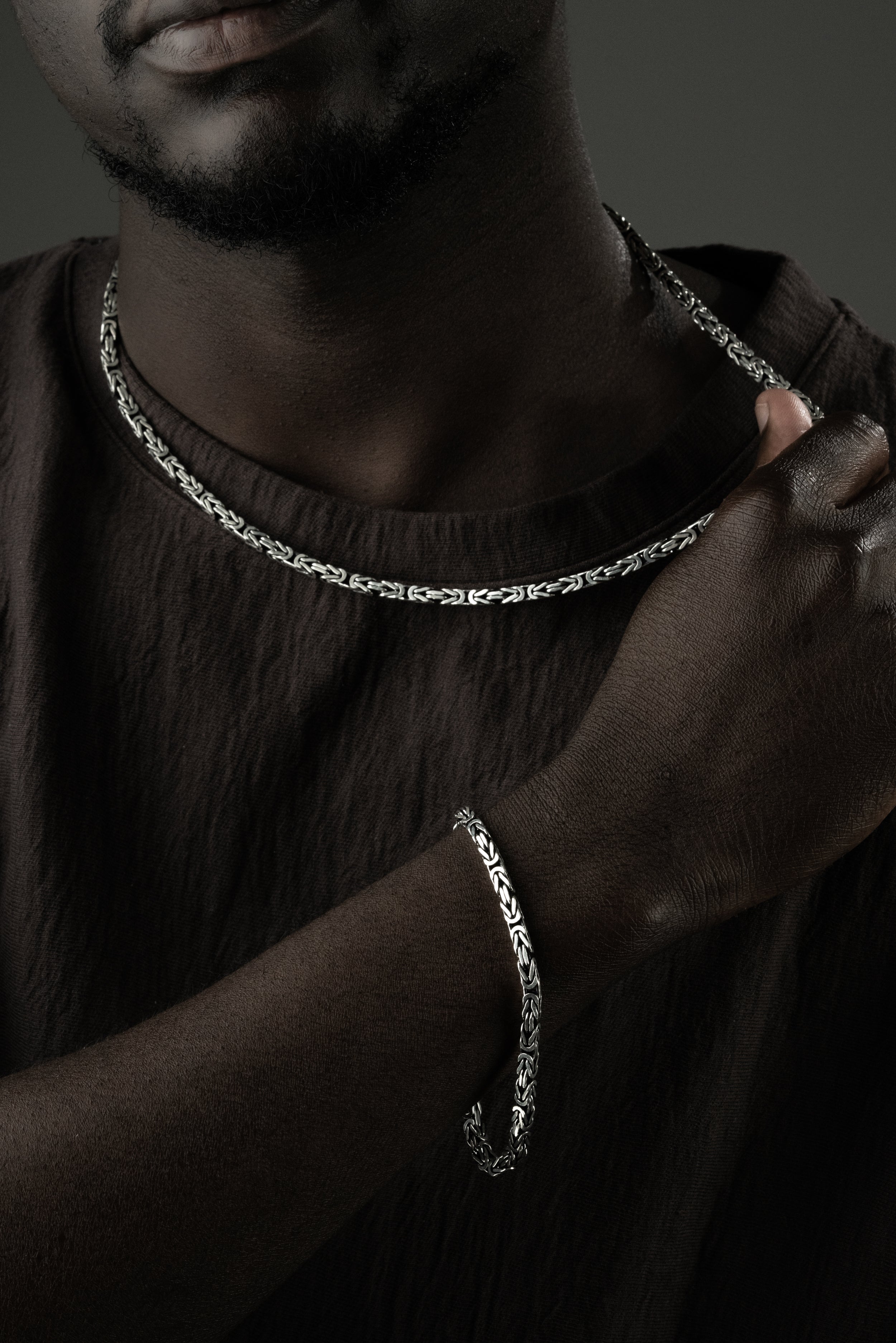 KÖNIGSKETTE 4 MM SET | 925 SILBER