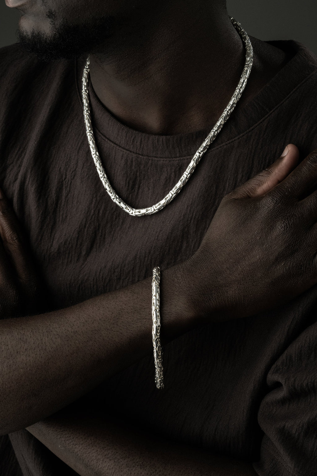 OVAL KÖNIGSKETTE 6 MM SET | 925 SILBER