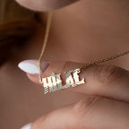 LIRIO NAMENSKETTE aus 925 Silber - Eleganter Halskette - AURIME