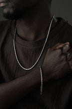 OVAL KÖNIGSKETTE 2 MM SET aus 925 Silber - Eleganter Halskette - AURIME