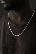 KÖNIGSKETTE 4 MM GLANZ aus 925 Silber - Eleganter Halskette - AURIME