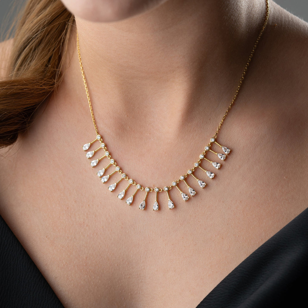 NIRIA KETTE aus 925 Silber - Eleganter Halskette - AURIME