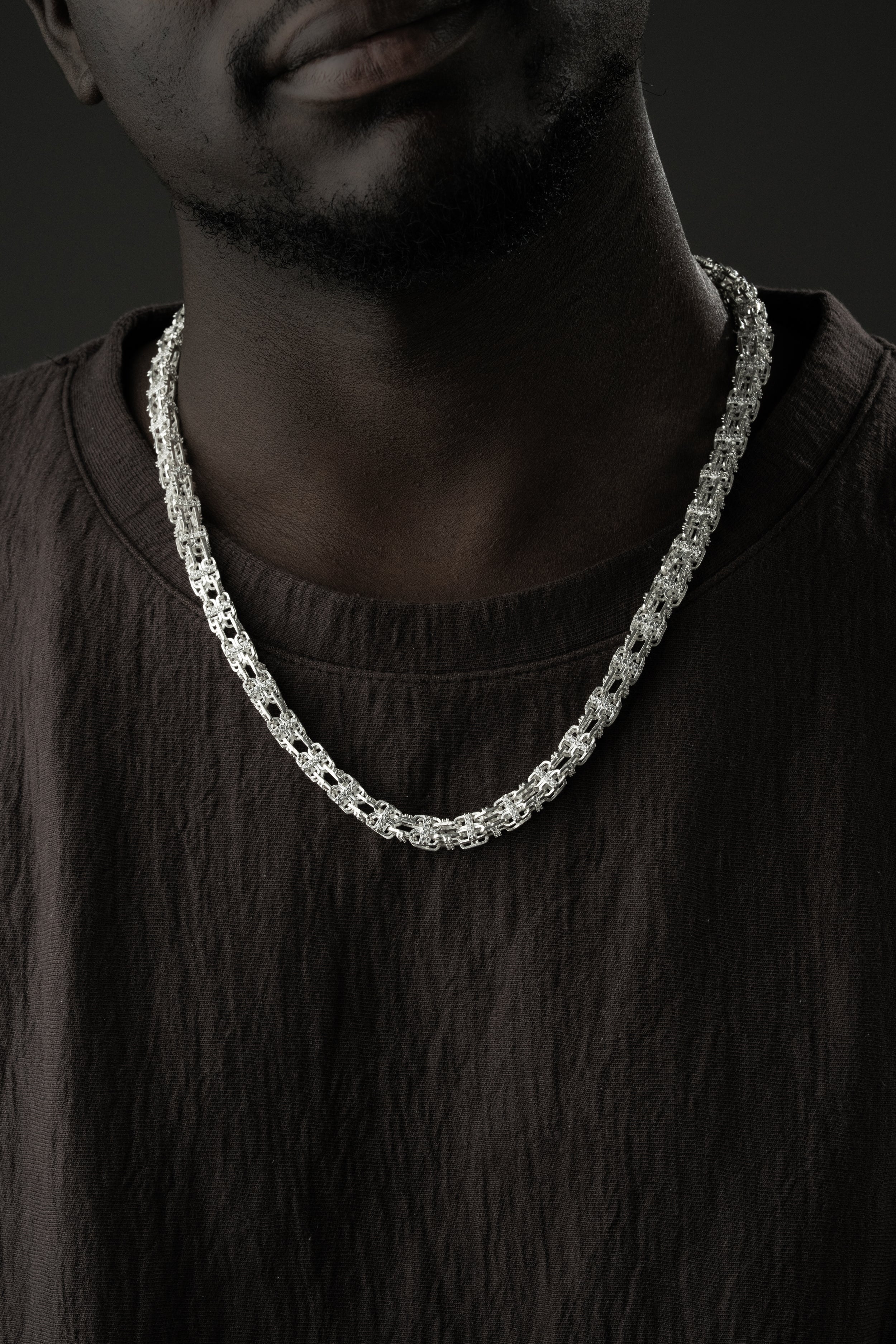 KÄFIGKETTE aus 925 Silber - Eleganter Halskette - AURIME