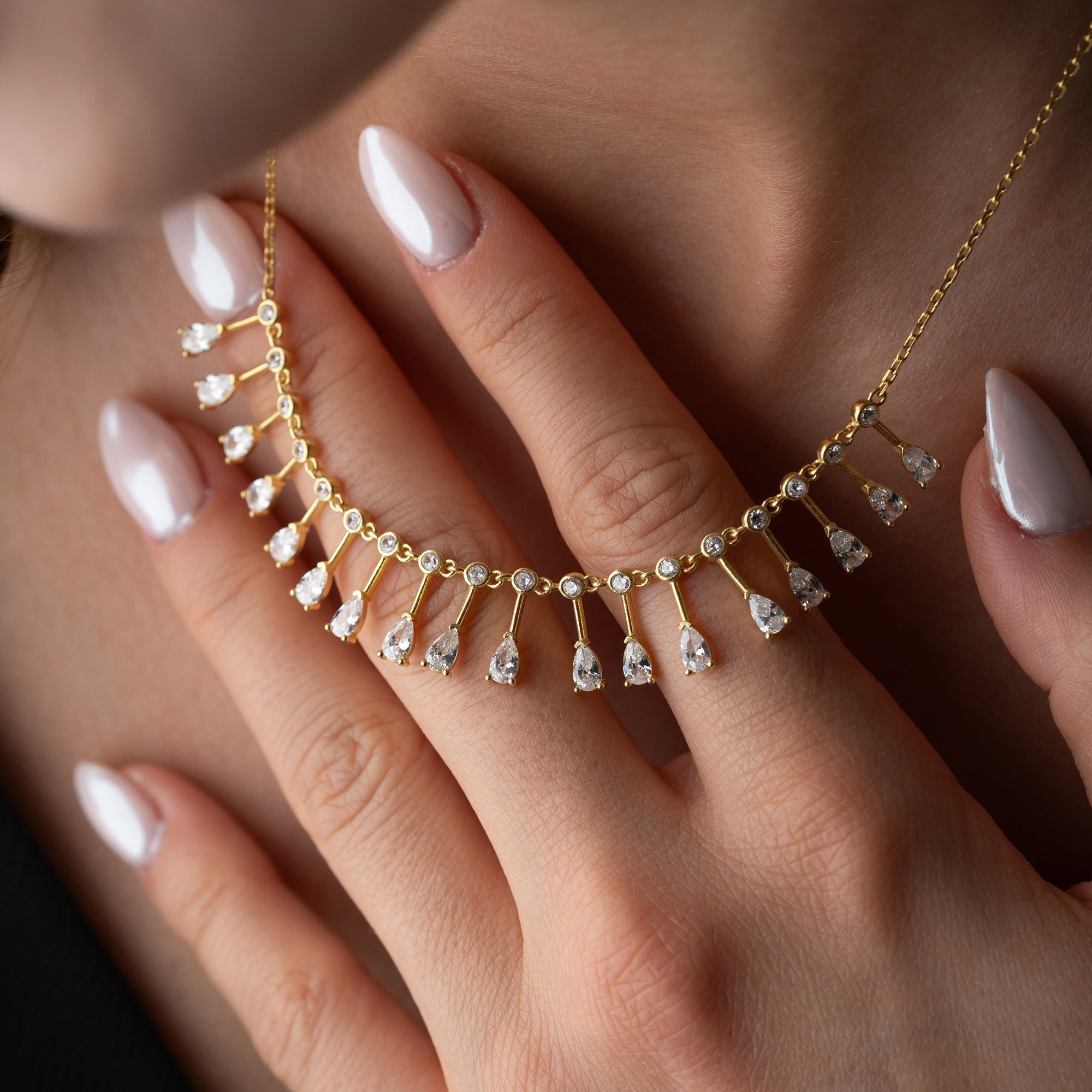 NIRIA KETTE aus 925 Silber - Eleganter Halskette - AURIME