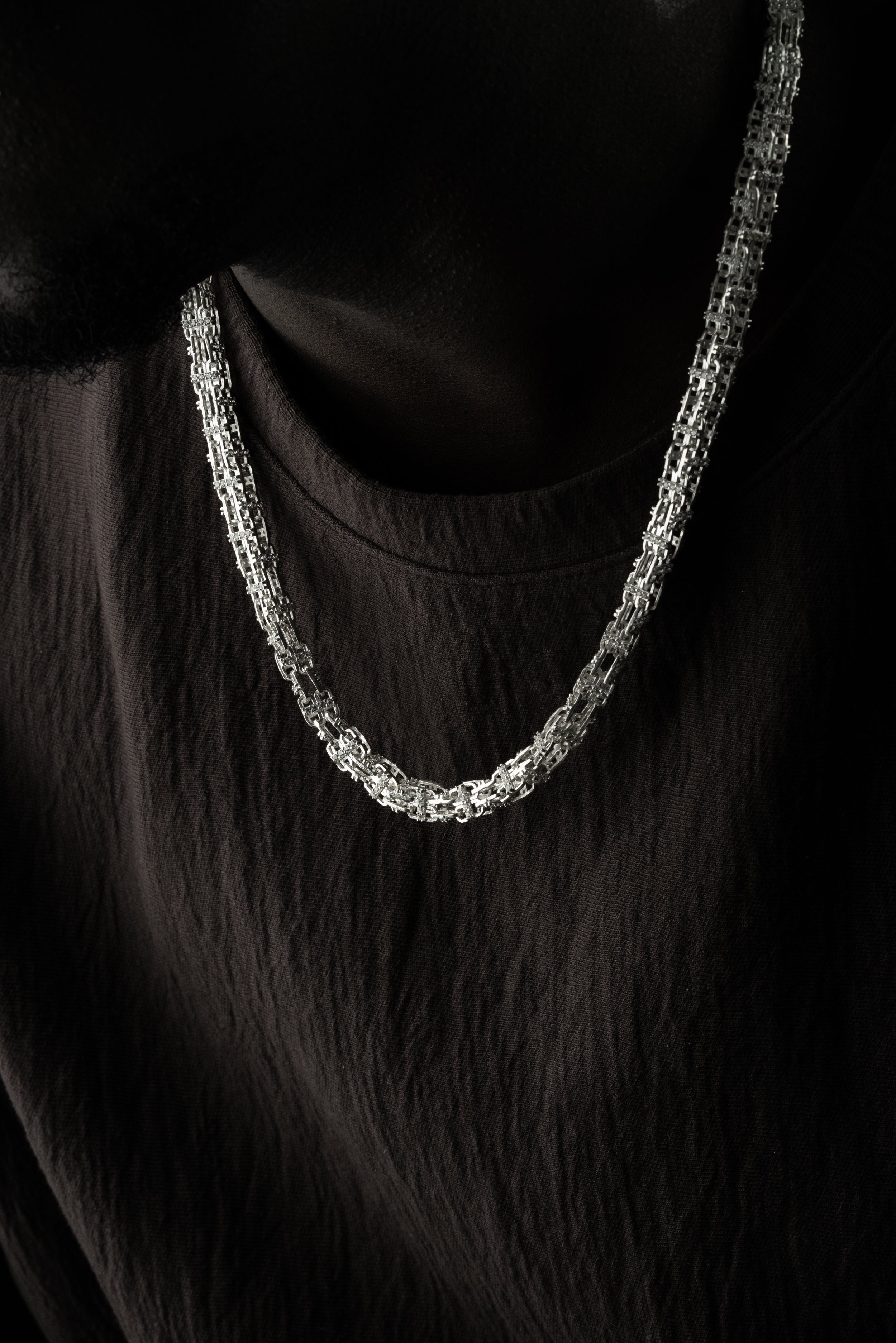 KÄFIGKETTE aus 925 Silber - Eleganter Halskette - AURIME