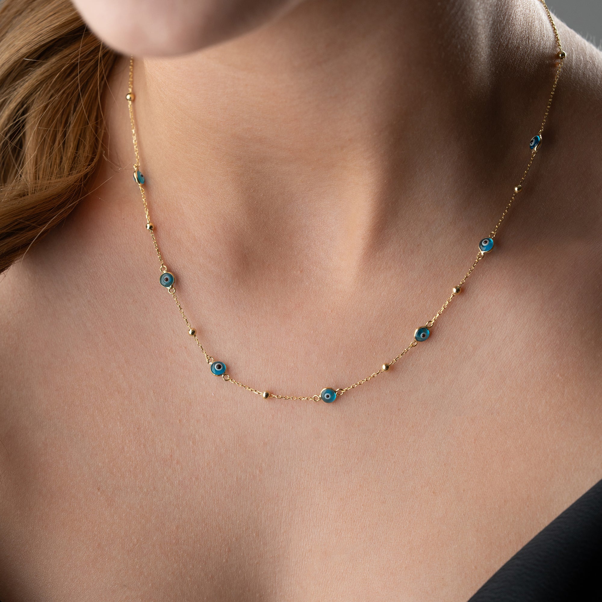 MIO NAZAR KETTE aus 925 Silber - Eleganter Halskette - AURIME