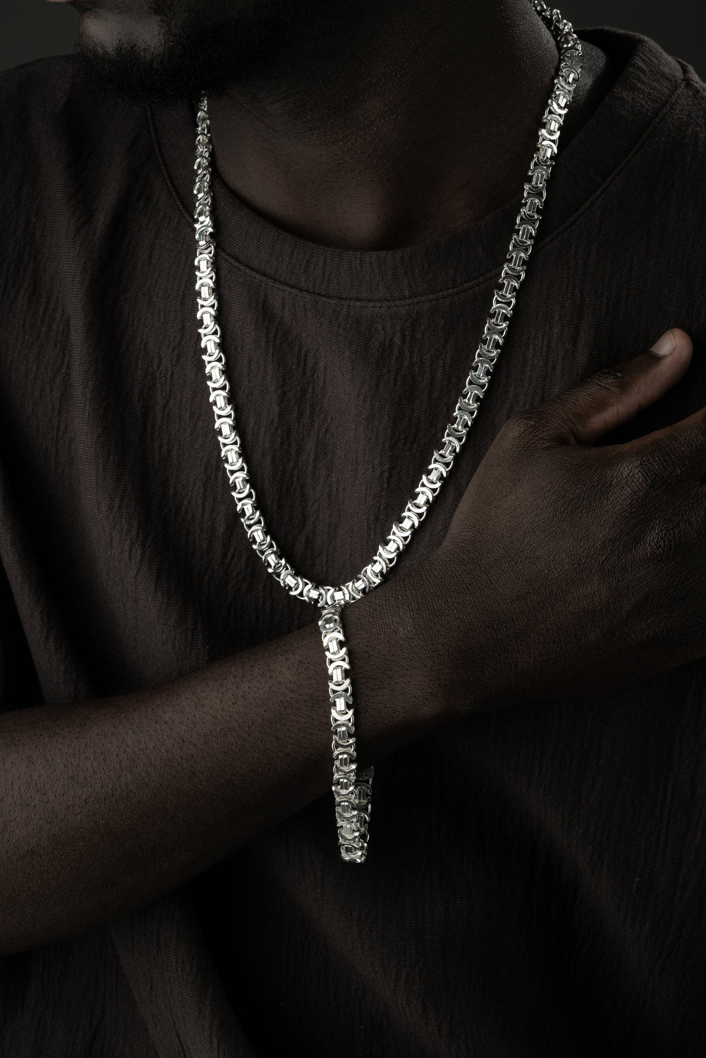 KÖNIGSKETTE FLACH SET | 925 SILBER