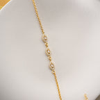 DIAMANT HALSKETTE | 925 SILBER
