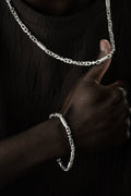 Sterlingsilber MONTECARLO Set von AURIME mit Kette, Armband und Ohrringen, glänzend und elegant.