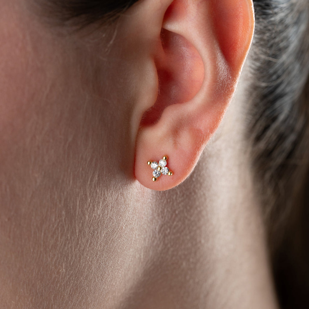 VIA MINI OHRRING aus 925 Silber - Eleganter Ohrringe - AURIME