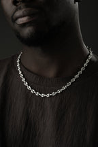 BOHNEN HALSKETTE aus 925 Silber - Eleganter Halskette - AURIME
