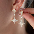 Zwei Polstern Ohrringe aus 925 Silber von AURIME, elegante Ohrschmuck mit polierten Oberflächen und feinem Design.